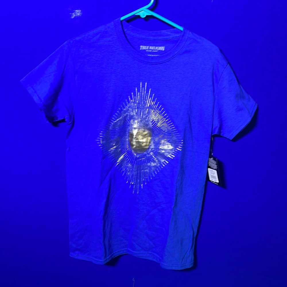 NWT True Religion Foil Crew Neck Tee